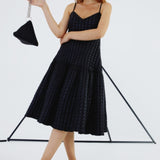 Puff Midi Dress