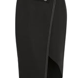Wrap Midi Skirt